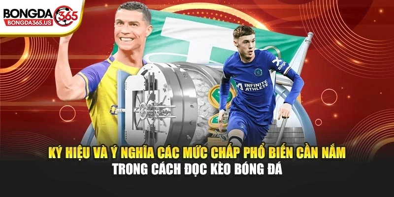 Ký hiệu và ý nghĩa các mức chấp phổ biến cần nắm trong cách đọc kèo bóng đá
