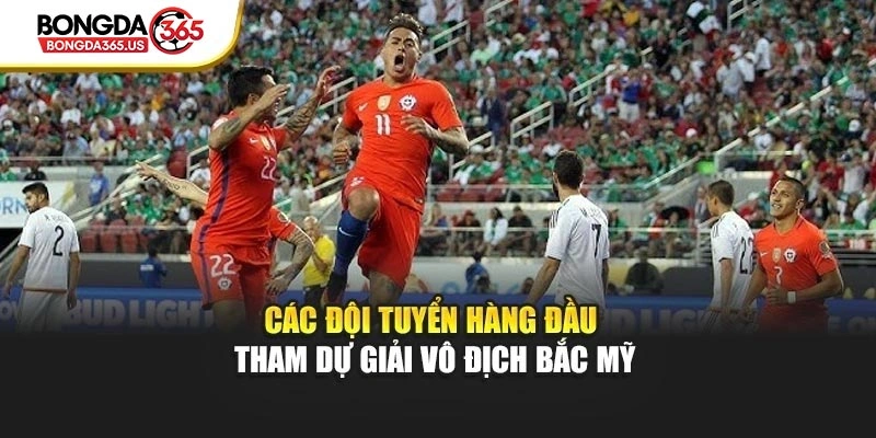 Các đội tuyển hàng đầu tham dự giải vô địch Bắc Mỹ