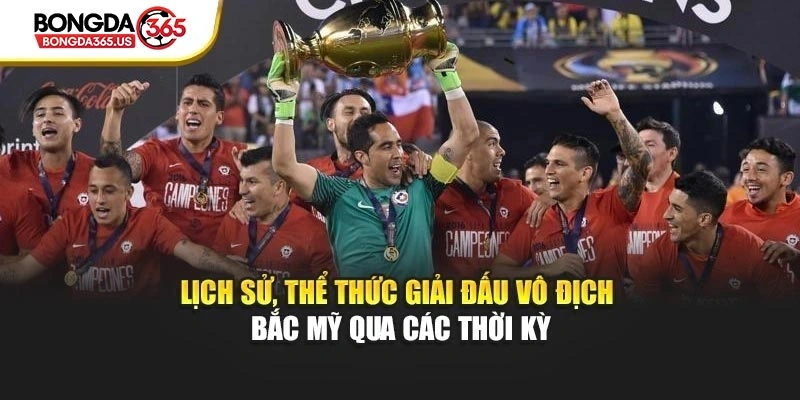 Lịch sử, thể thức giải đấu vô địch Bắc Mỹ qua các thời kỳ